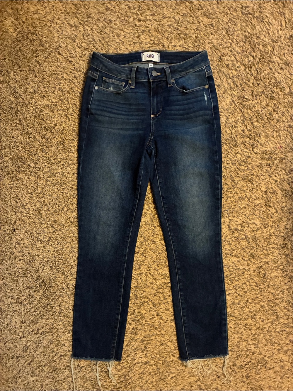 Paige mid rise Kylie crop jeans -size 26